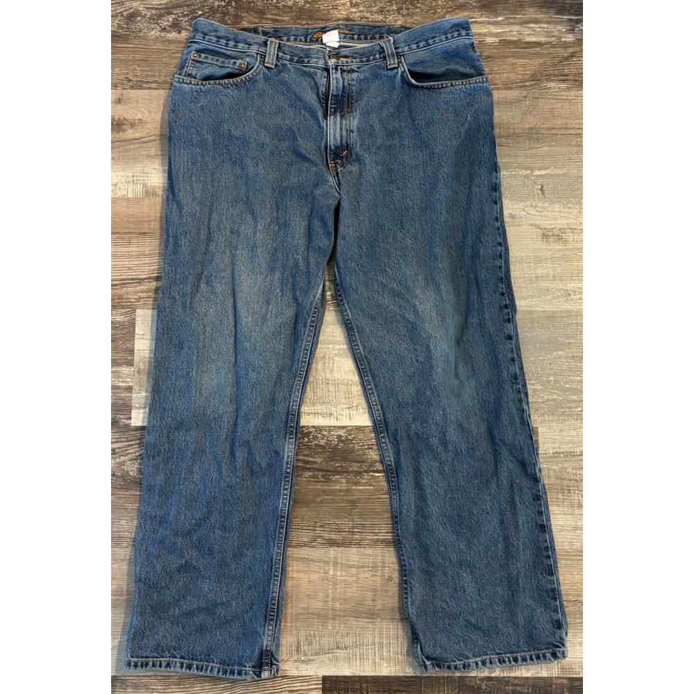 Eddie Bauer Authentic Denim Mens 36x30 Medium Wash Straight Leg Jeans Blue